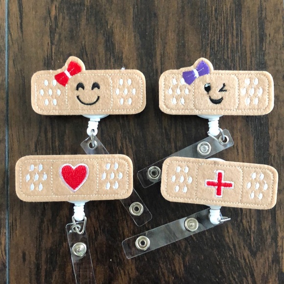 Accessories - ⭐️🎉4/15🎉 Bandaid emoji badge reels⭐️